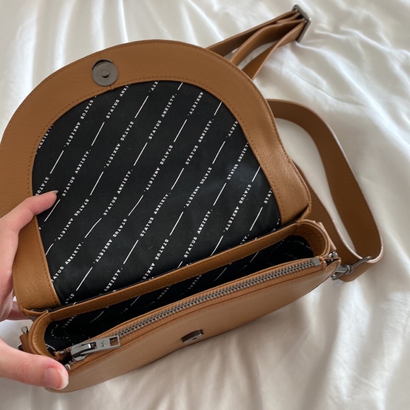 Brown leather purse - Picture 3 of 4